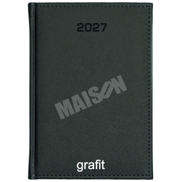 Kalendarz Velour dzienny A4 2027 z grawerem